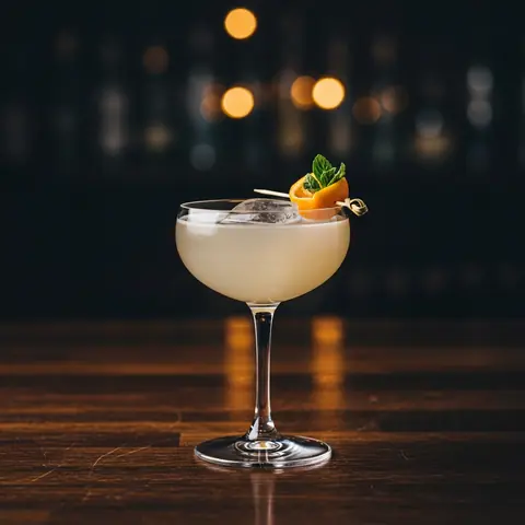 20th Century Cocktail cocktail made with gin, served in a coupe