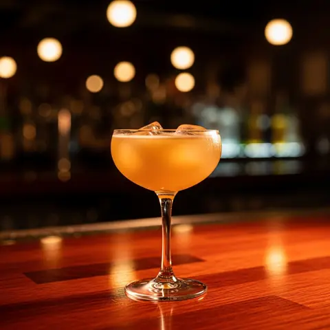 Balalaika cocktail made with vodka, served in a coupe