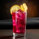 Beet Ginger Lemon Cooler cocktail made with none