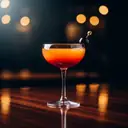 Blood and Sand cocktail made with whiskey