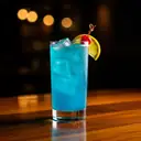 Blue Lagoon cocktail made with vodka