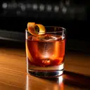 Boulevardier cocktail made with whiskey