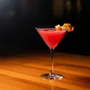 Cosmopolitan cocktail made with vodka