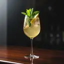 Elderflower Spritz cocktail made with wine
