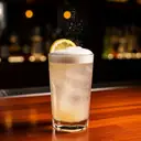 Gin Fizz cocktail made with gin