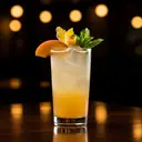 Ginger Peach Fizz cocktail made with none