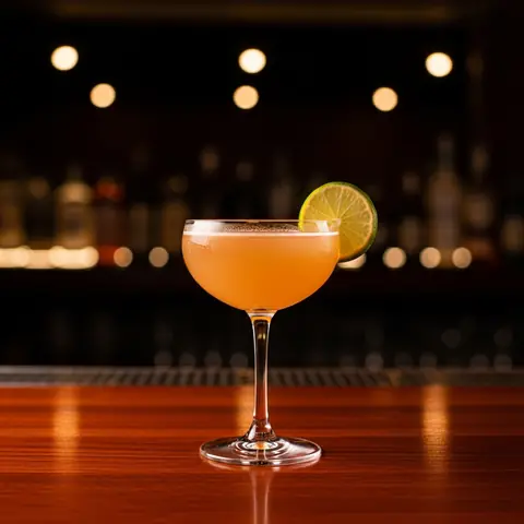 Hemingway Daiquiri cocktail made with rum, served in a coupe