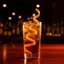 Horse's Neck cocktail made with brandy