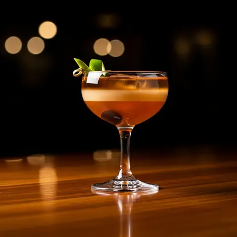 Journalist Cocktail cocktail made with gin, served in a coupe