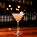 Lychee Martini cocktail made with vodka