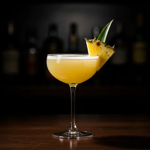 Matador cocktail made with tequila, served in a coupe