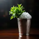 Mint Julep cocktail made with whiskey