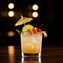 Navy Grog cocktail made with rum