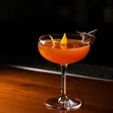 Paper Plane cocktail made with whiskey