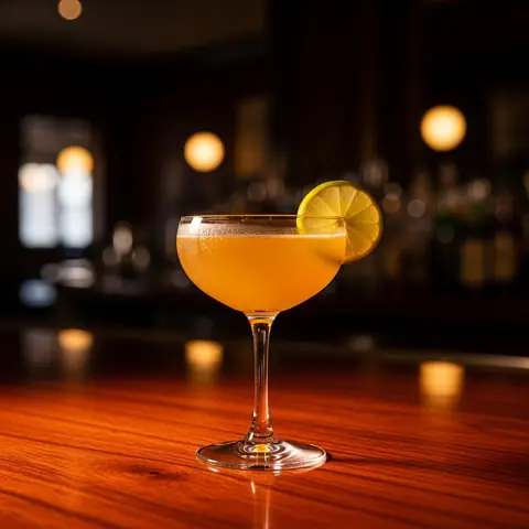 Pegu Club cocktail made with gin, served in a coupe