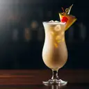 Pina Colada cocktail made with rum