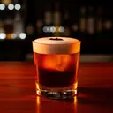 Rum Sour cocktail made with rum