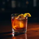 Sazerac cocktail made with whiskey