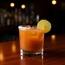Tamarind Margarita cocktail made with tequila