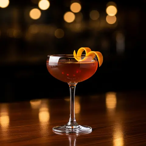 Toronto Cocktail cocktail made with whiskey, served in a coupe