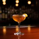 Tuxedo cocktail made with gin