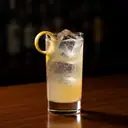 Whiskey Highball cocktail made with whiskey