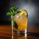 Whiskey Smash cocktail made with whiskey