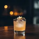 White Negroni cocktail made with gin